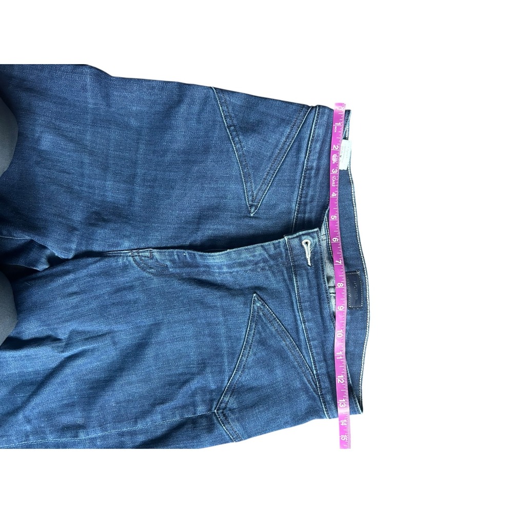 MOTHER The Blade Swooner High Rise Skinny Jeans Dark Blue Path to Paradise 27 - Picture 5 of 11
